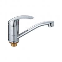 Смеситель для кухни 40к CN4521-2 CRON короткий пов. излив 148 мм, п/гайку, ХРОМ