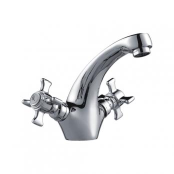Смеситель для раковины 1/2 кер CN1024 CRON литой, ХРОМ