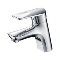 Смеситель для раковины 40к CN10337 CRON литой, п/гайку, ХРОМ