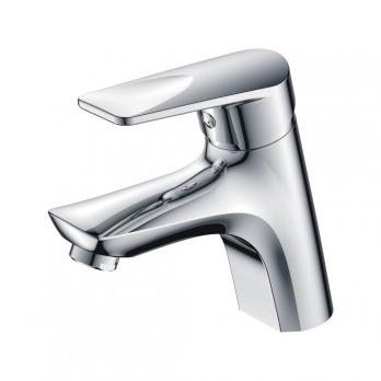 Смеситель для раковины 40к CN10337 CRON литой, п/гайку, ХРОМ