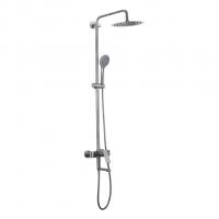 Душевая система 35к G2499-20 GAPPO нерж. сталь, лейка "Тропический душ", САТИН