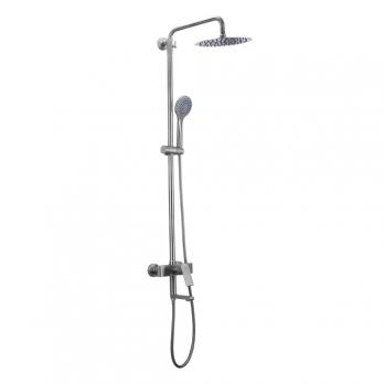 Душевая система 35к G2499-20 GAPPO нерж. сталь, лейка "Тропический душ", САТИН