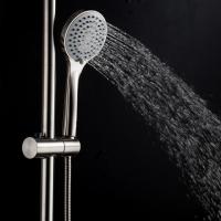 Душевая система 35к G2499-30 GAPPO нерж. сталь , лейка "Тропический душ" D245 САТИН