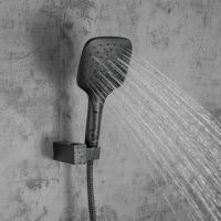 Душевая система 35к G7117-6 GAPPO лейка "Тропический душ" встраиваемая ЧЕРНЫЙ