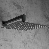 Душевая система 35к G7117-6 GAPPO лейка "Тропический душ" встраиваемая ЧЕРНЫЙ