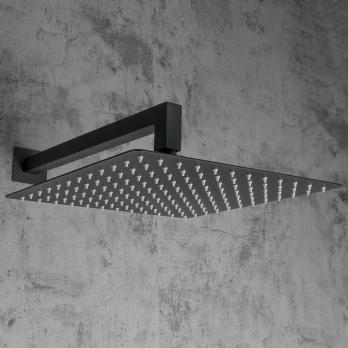 Душевая система 35к G7117-6 GAPPO лейка "Тропический душ" встраиваемая ЧЕРНЫЙ