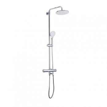 Душевая система термостат  G2490 GAPPO лейка "Тропический душ" D225 ХРОМ
