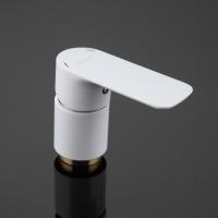 Смеситель для акриловой ванны 35к G1148-8 GAPPO (3 отв.) БЕЛЫЙ-ХРОМ