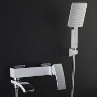 Смеситель для ванны 35к G3207-8 GAPPO БЕЛЫЙ-ХРОМ