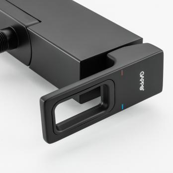 Смеситель для ванны 35к G3217-6 GAPPO ЧЕРНЫЙ
