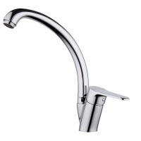 Смеситель для кухни 35к G4136 GAPPO высокий пов. излив, п/гайку, ХРОМ
