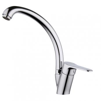 Смеситель для кухни 35к G4136 GAPPO высокий пов. излив, п/гайку, ХРОМ