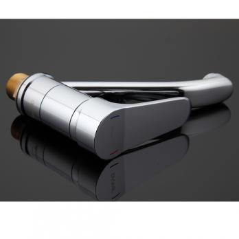 Смеситель для кухни 35к G4536 GAPPO длинный пов. излив, п/гайку, ХРОМ