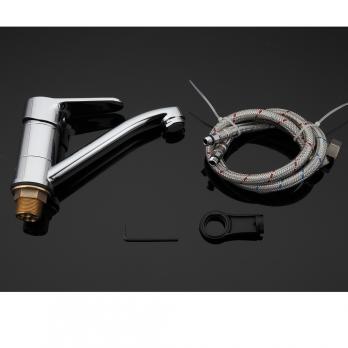 Смеситель для кухни 35к G4536 GAPPO длинный пов. излив, п/гайку, ХРОМ