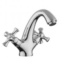 Смеситель для раковины 1/2 кер G1042 GAPPO литой, креп. 2 шпильки, ХРОМ