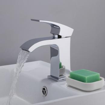 Смеситель для раковины 35к G1007-1 GAPPO литой, п/гайку, ХРОМ