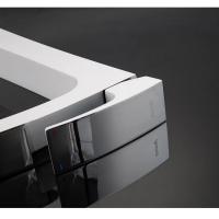 Смеситель для раковины 35к G1007-18 GAPPO высокий, литой, БЕЛЫЙ-ХРОМ