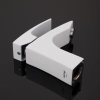 Смеситель для раковины 35к G1007-7 GAPPO литой, п/гайку, БЕЛЫЙ-ХРОМ