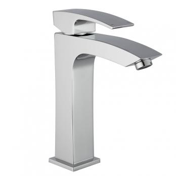 Смеситель для раковины 35к G1007-72 GAPPO высокий, литой, п/гайку, ХРОМ