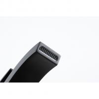 Смеситель для раковины 35к G1007-86 GAPPO высокий, литой, ЧЕРНЫЙ