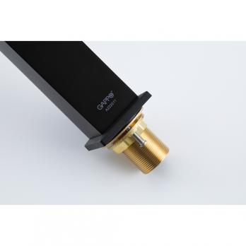 Смеситель для раковины 35к G1007-86 GAPPO высокий, литой, ЧЕРНЫЙ