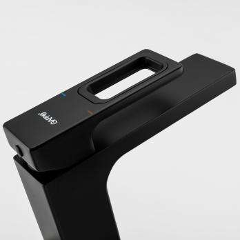 Смеситель для раковины 35к G1017-6 GAPPO литой, п/гайку, ЧЕРНЫЙ