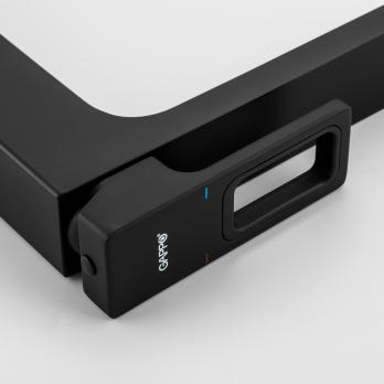 Смеситель для раковины 35к G1017-62 GAPPO высокий, литой, п/гайку, ЧЕРНЫЙ