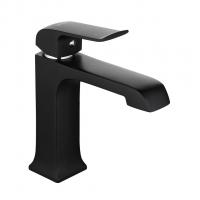 Смеситель для раковины 35к G1050 GAPPO литой, п/гайку, ЧЕРНЫЙ