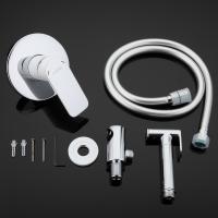 Смеситель с гигиенической лейкой  35к G7248 GAPPO встраиваемый БЕЛЫЙ-ХРОМ