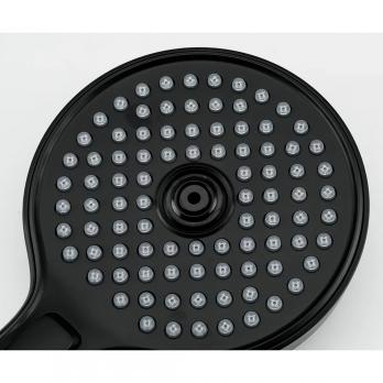 Лейка для душа GAPPO G004 3 режима, круглая, ЧЕРНЫЙ