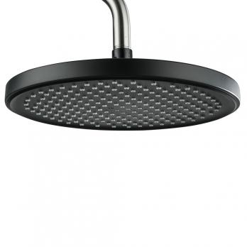 Лейка GAPPO G004-26 "Тропический душ" круглая D260, ЧЕРНАЯ