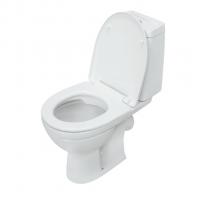 Унитаз-компакт "Марс" безободковый комфорт (кос,ниж.п,2-кн.ар,Oliveira,сид.дюро,креп.микрол.(Sanita)