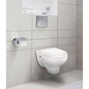 Унитаз подвесной "Рио Люкс" сиденье полип.микролифт белый (Rosa)