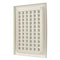 Решетка вент. 180*250 с динамичными жалюзи, разъемная1825 РРП Ivory ERA