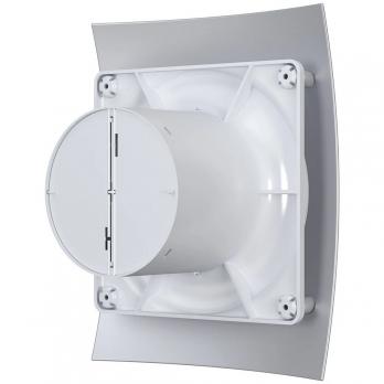 Вентилятор вытяжной D100 BREEZE 4С с обратным клапаном Gray metal DICITI