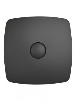 Вентилятор вытяжной D100 RIO 4С с обратным клапаном Matt black DICITI