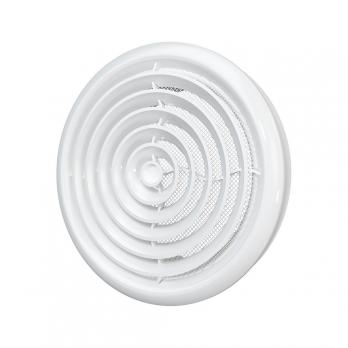 Диффузор приточно-вытяжной со стопорным кольцом и фланцем D125 12,5DK ERA