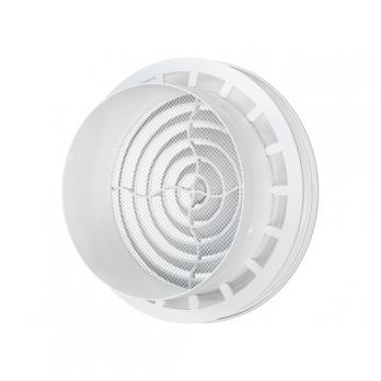 Диффузор приточно-вытяжной со стопорным кольцом и фланцем D125 12,5DK ERA