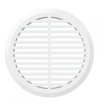 Решетка вент. переточная D50 круглая с фланцем D45 (упаковка 4 шт) 05ДП ERA