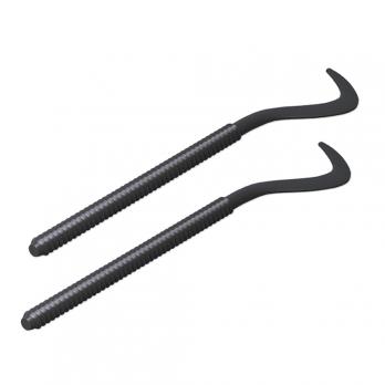 Комплект плоских кронштейнов с дюбелями 7,2*170мм, черные (2 шт) ROYAL THERMO