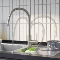 Смеситель для кухни 35к IDDIS K36BNJ0i05 "Kitchen 360" гибкий силиконовый излив, САТИН