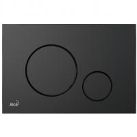 Кнопка для инсталляции ALCAPLAST/Alcadrain М678 круг, ЧЕРНАЯ матовая