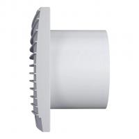 Вентилятор вытяжной D100 SILENT 4С gray metal с обратным клапаном  DICITI