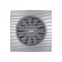 Вентилятор вытяжной D100 SILENT 4С gray metal с обратным клапаном  DICITI