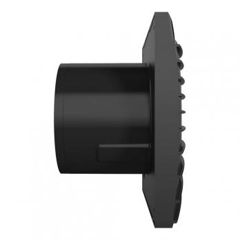 Вентилятор вытяжной D100 SILENT 4С Matt black с обратным клапаном  DICITI