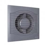 Вентилятор вытяжной D100 SLIM 4С dark gray metal с обратным клапаном  DICITI