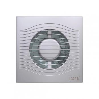 Вентилятор вытяжной D100 SLIM 4С gray metal с обратным клапаном  DICITI