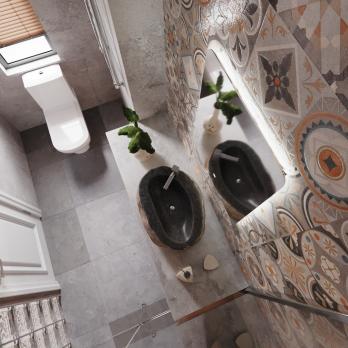 Зеркало MIXLINE "Алон радиус" - ЭКОНОМ 500*700 (ШВ) светодиодная подсветка, сенсорный выключатель