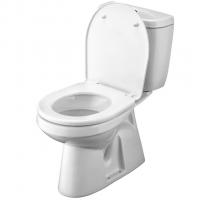 Унитаз-компакт "Анимо" в пол (Эконом нижн.подв, 1-кн.арм. Уклад, полип.сид.) (Santek)