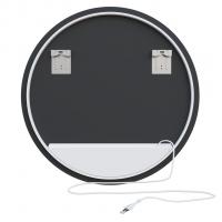 Зеркало MIXLINE "Алон круг" - ЭКОНОМ D700 светодиодная подсветка, сенсорный выключатель